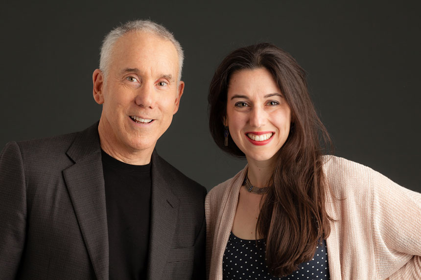 Dan Millman &amp; his daughter; author, journalist, Sierra Prasada